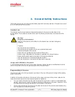 Preview for 11 page of molex TCDEC-8B4B-D1U-G8 Original Instructions Manual