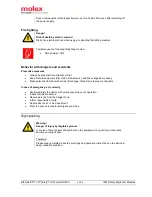 Preview for 15 page of molex TCDEC-8B4B-D1U-G8 Original Instructions Manual