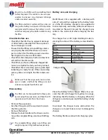 Предварительный просмотр 8 страницы Molift MOVER 205 Operating Manual