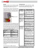 Предварительный просмотр 20 страницы Molift MOVER 205 Operating Manual