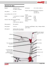 Preview for 5 page of Molift PARTNER 255 Techical Manual