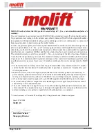 Предварительный просмотр 18 страницы Molift QUICK RAISER Operation Manual