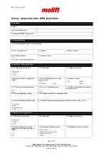 Preview for 109 page of Molift Rail System Project Planning And Installation