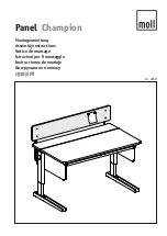 Preview for 1 page of moll Panel Champion Assembly Instructions Manual