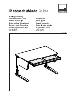 moll Riesenschublade Joker Assembly Instructions Manual предпросмотр