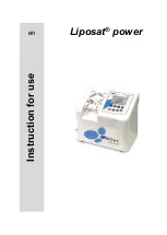 Preview for 1 page of Moller Medical Liposat power Instructions For Use Manual