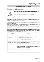 Preview for 25 page of Moller Medical Liposat power Instructions For Use Manual