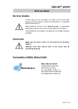 Preview for 27 page of Moller Medical Liposat power Instructions For Use Manual