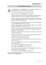 Предварительный просмотр 13 страницы Moller Medical LiquoGuard 7 Manual