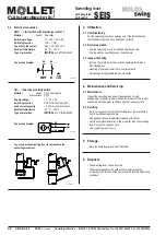 Preview for 4 page of Mollet SES Operating Instructions