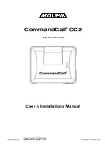 Molpir CommandCall CC2 User & Installation Manual предпросмотр