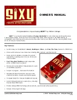 MoltenVoltage Sixy Owner'S Manual preview