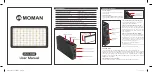 Moman MLX-RGB User Manual предпросмотр