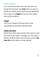 Предварительный просмотр 28 страницы Momentum Aria User Manual