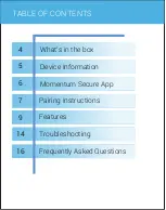 Preview for 2 page of Momentum Codi Quick Start Manual