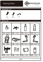 Preview for 3 page of Momentum Furnishings MMT-4201-1 Quick Start Manual