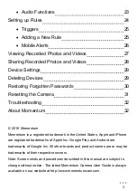 Preview for 3 page of Momentum MOCAM720 User Manual