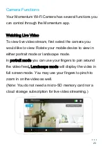 Preview for 21 page of Momentum MOCAM720 User Manual