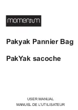 Preview for 1 page of Momentum PAKYAK PANNIER BAG User Manual