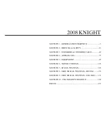 Предварительный просмотр 5 страницы Monaco 2008 Knight Owner'S Manual