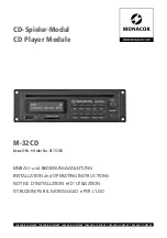 Preview for 1 page of Monacor 0173350 Installation And Operating Instructions Manual