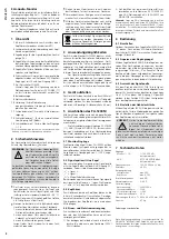 Предварительный просмотр 4 страницы Monacor 0240260 Instruction Manual