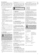 Предварительный просмотр 5 страницы Monacor 0240260 Instruction Manual