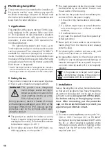 Предварительный просмотр 10 страницы Monacor 1000168 Instruction Manual