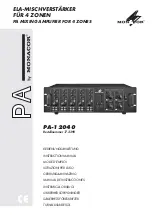 Preview for 1 page of Monacor 17.3390 Instruction Manual