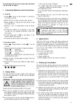 Preview for 7 page of Monacor 18.3380 Instruction Manual