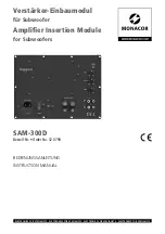 Preview for 1 page of Monacor 32.0790 Instruction Manual