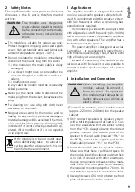 Preview for 9 page of Monacor 32.0800 Instruction Manual