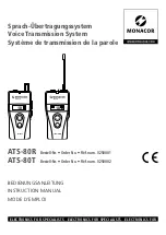 Monacor ATS-80R Instruction Manual preview