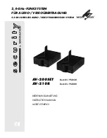 Monacor AV-200SET Instruction Manual preview