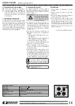 Preview for 2 page of Monacor AXDA-102HD Instructions