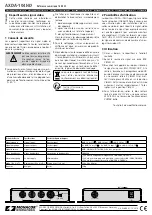 Preview for 2 page of Monacor AXDA-104HD Instructions