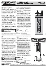 Preview for 3 page of Monacor CARPOWER CAP-10 Manual