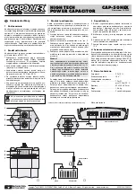 Preview for 6 page of Monacor CARPOWER CAP-50HEX Manual