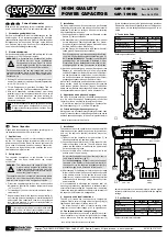 Monacor CARPOWER CAP-50HQ Operating Instructions preview