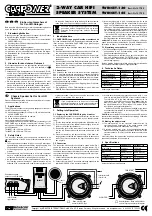 Monacor CARPOWER TWINSET-130 Operating Instructions preview