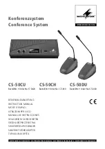 Monacor CS-50CH Instruction Manual предпросмотр