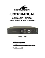 Monacor DMR - 450 User Manual предпросмотр