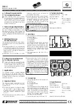 Monacor DN-4 Quick Manual предпросмотр