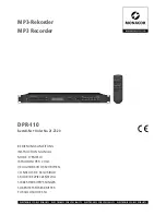 Monacor DPR-110 Instruction Manual preview