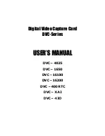 Monacor DVC-16100 User Manual preview