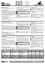 Предварительный просмотр 2 страницы Monacor EDL-100/WS Operating Instructions