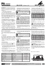 Monacor EDL-10TW Quick Manual предпросмотр