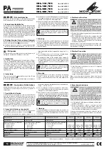 Monacor EDL-110/WS Manual preview