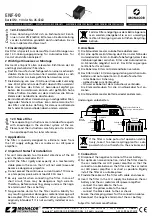 Предварительный просмотр 1 страницы Monacor ENF-90 Operating Instructions