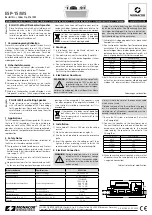 Preview for 1 page of Monacor ESP-15/WS Instructions